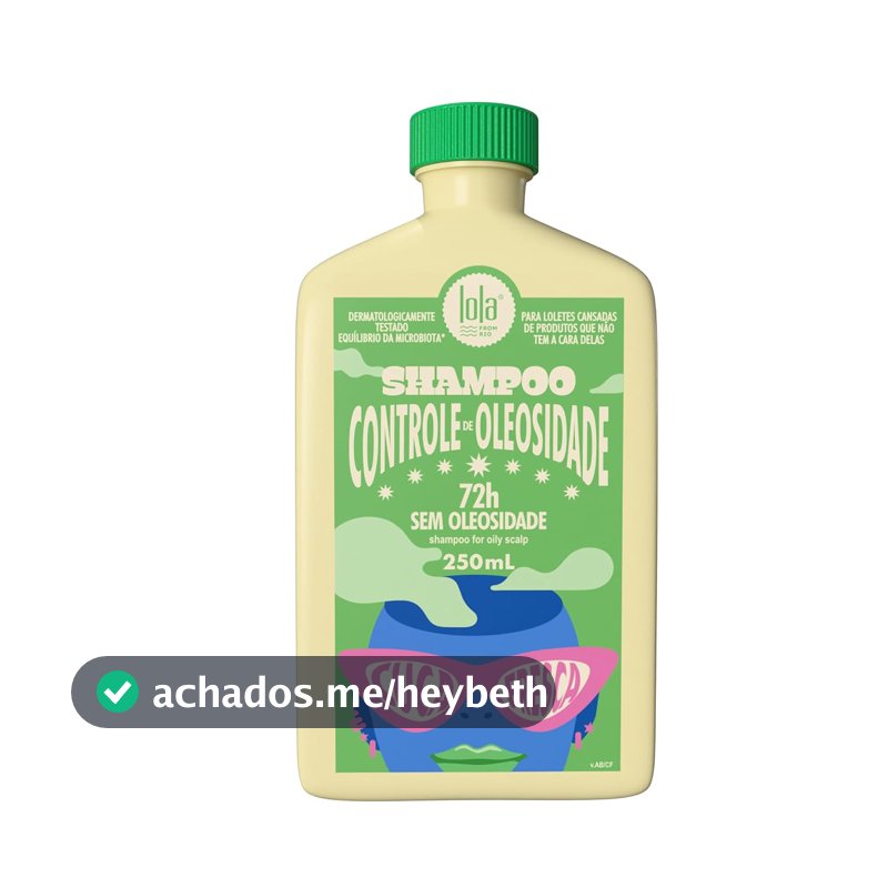 Shampoo Controle de Oleosidade Cuca Fresca 250 ml - Lola from Rio