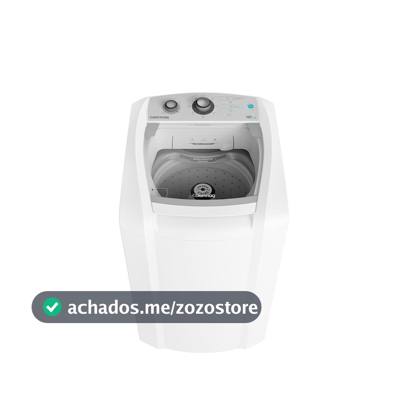 Lavadora Automática COLORMAQ 12Kg Branca 127V