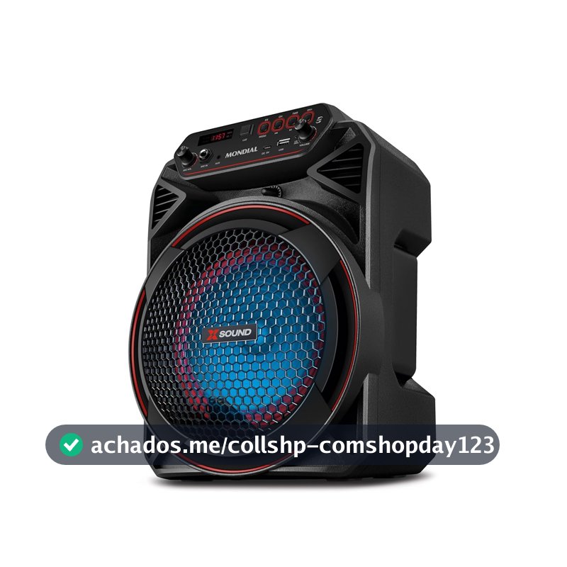Caixa Amplificada Xsound, Mondial, Preto, 220W RMS, Bivolt - CM-220-N
