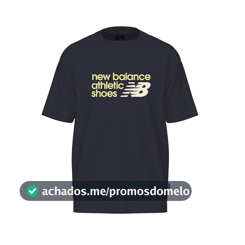 Camiseta Masculina New Balance Athletics Relaxed Premium Chest Logo