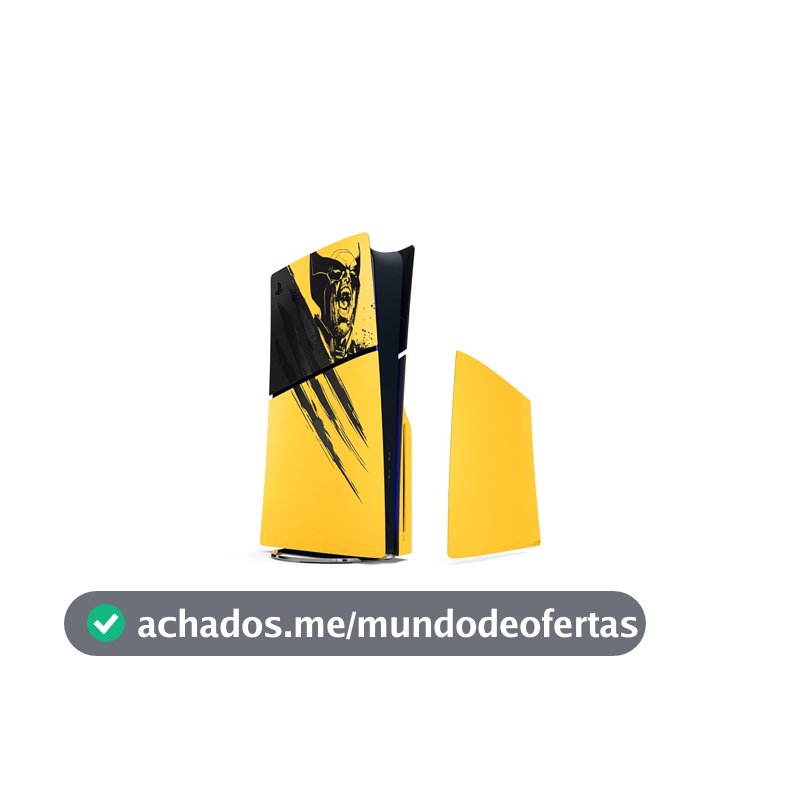 Tampas do console PlayStation®5 – Marvel's Wolverine Edição Limitada Amarelo