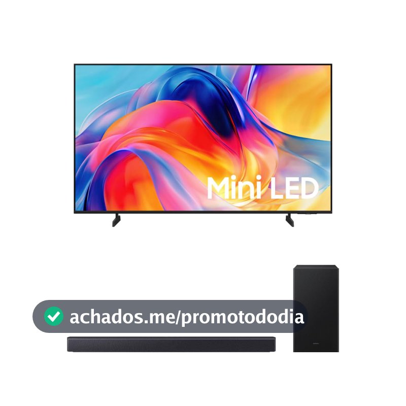 Samsung Smart TV 50" Mini LED 4K M75H + Soundbar Samsung HW-B450F