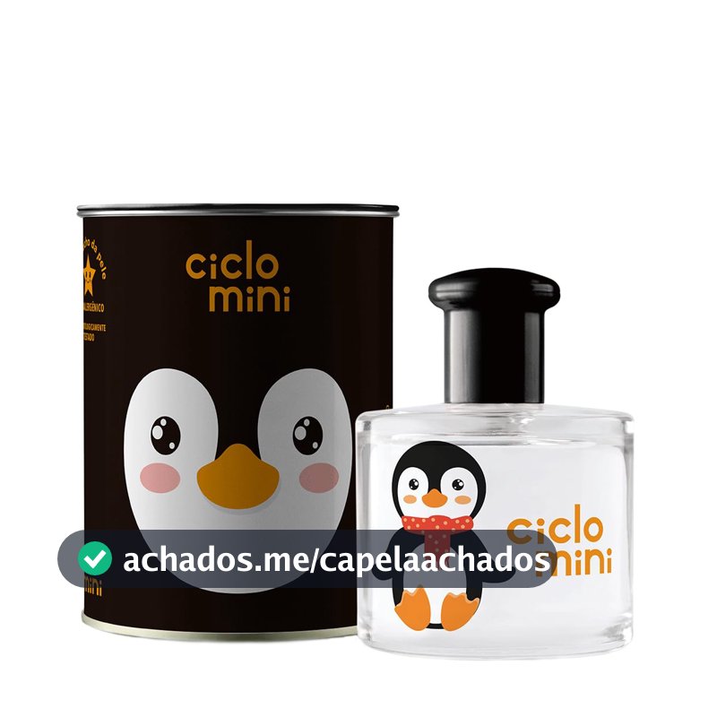 Ciclo Cosméticos Lata Mini Personalizada Pinguxo Deo Cologne Ciclo 100 Ml