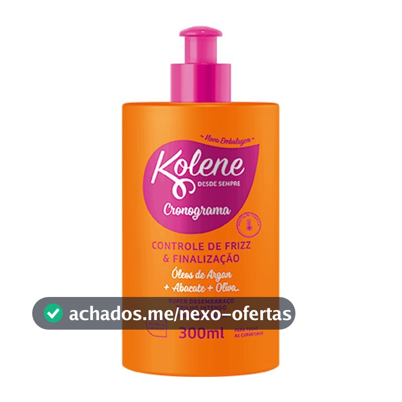 Creme para Pentear Kolene Cronograma Controle de Frizz 300ml