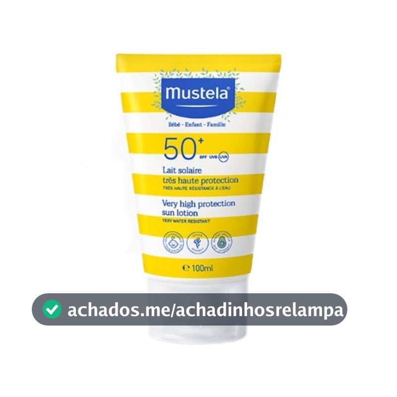 Protetor Solar Mustela Infantil Loção Fps50 100Ml