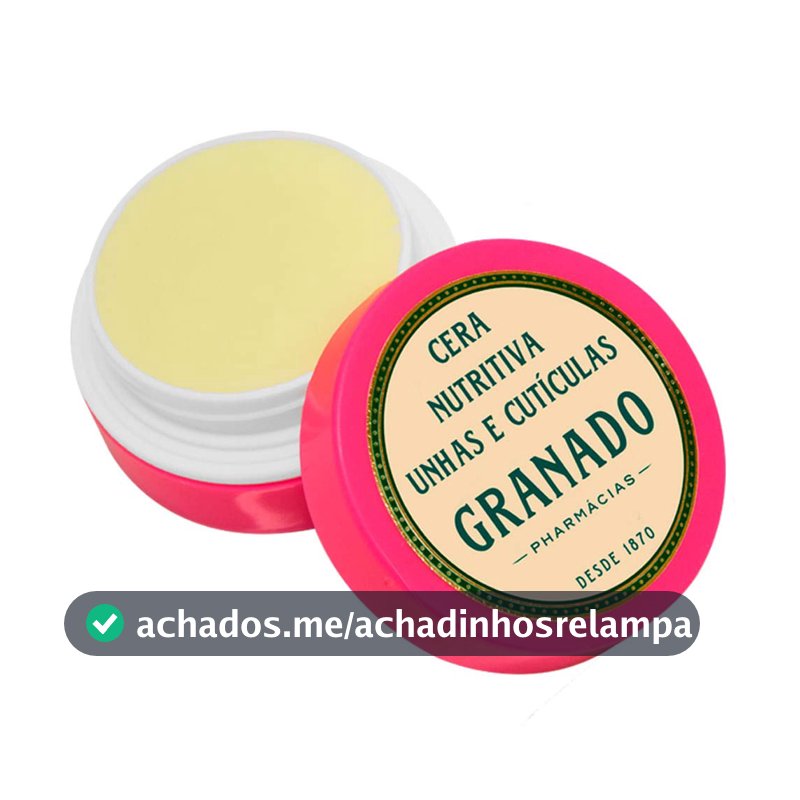 Granado Cera Nutritiva Unhas E Cutículas Pink, Rosa, 7g
