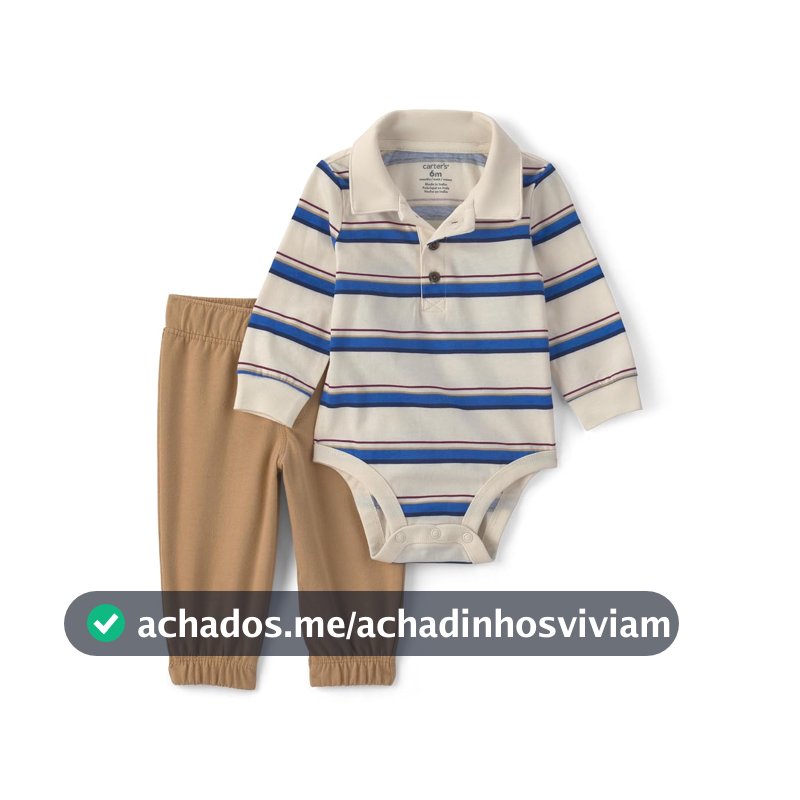 Conjunto de calça de body de 2 peças 2-piece Bodysuit Pant Set Carter'sMeninos