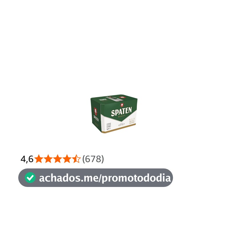 Cerveja Spaten, Puro Malte, Lata 350ml, Pack com 12 unidades