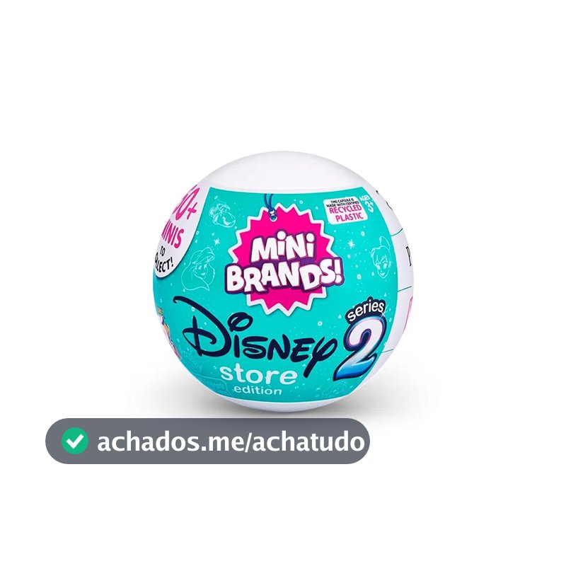 Candide, Mini Brands, Disney Store, Personagens, Acima de 3 anos - Com 5 Miniaturas