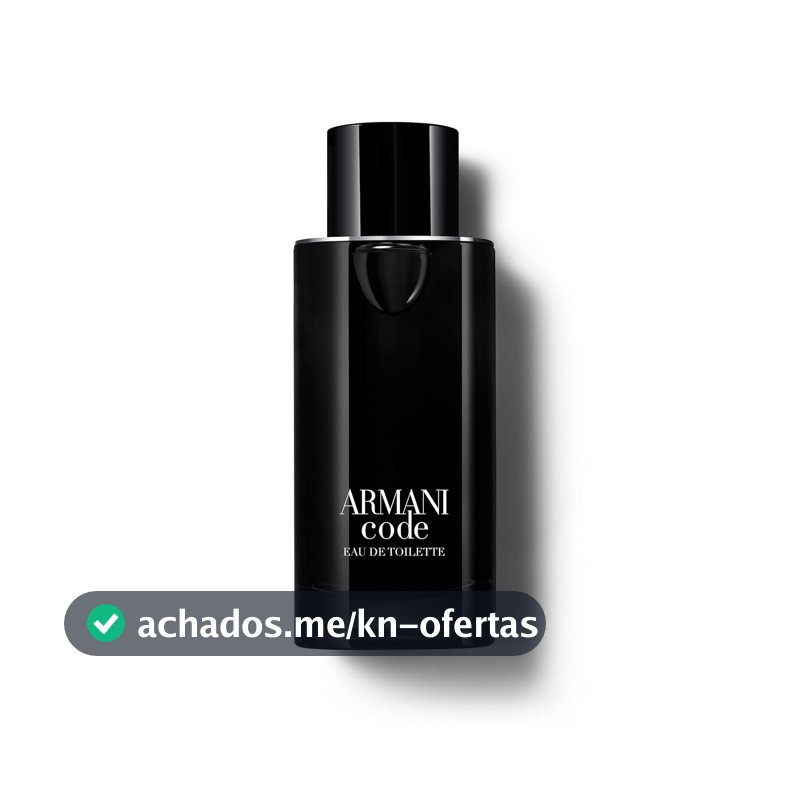 Armani Beauty, Armani Code Eau de Toilette, Giorgio Armani, Perfume Masculino Refilável, Fragrância Oriental Amadeirada com Notas de Tangerina Verde, Lavanda, Fava Tonka e Cedro