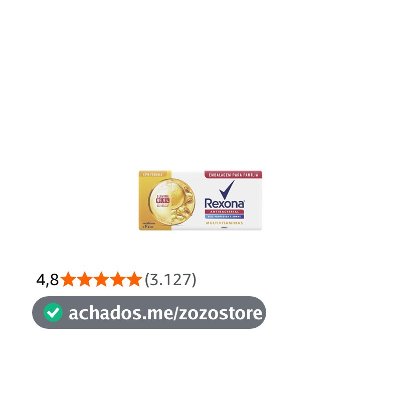 Rexona Sabonete Em Barra Multivitaminas 84G 6 Barras