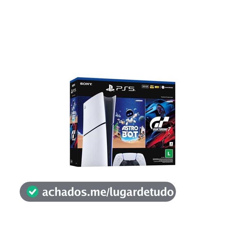 PlayStation®5 Slim Digital 825GB – Pacote ASTRO BOT e Gran Turismo 7