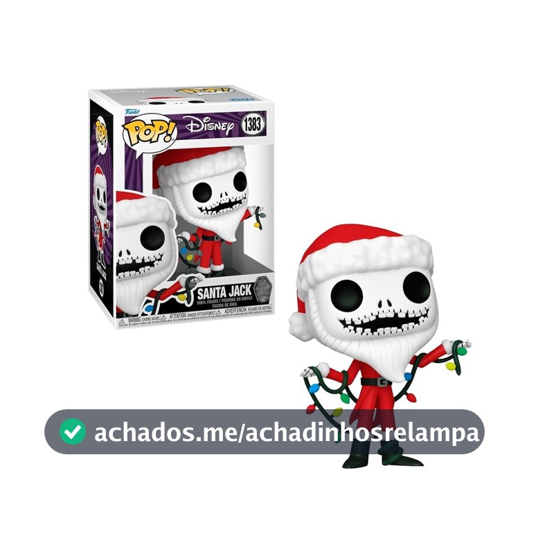 Boneco Funko Pop! O Estranho Mundo de Jack - Jack Papai Noel