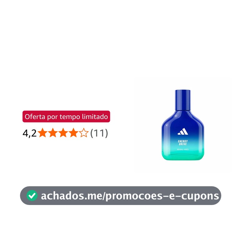 Perfume adidas Vibes Energy Drive Eau de Parfum 50ml