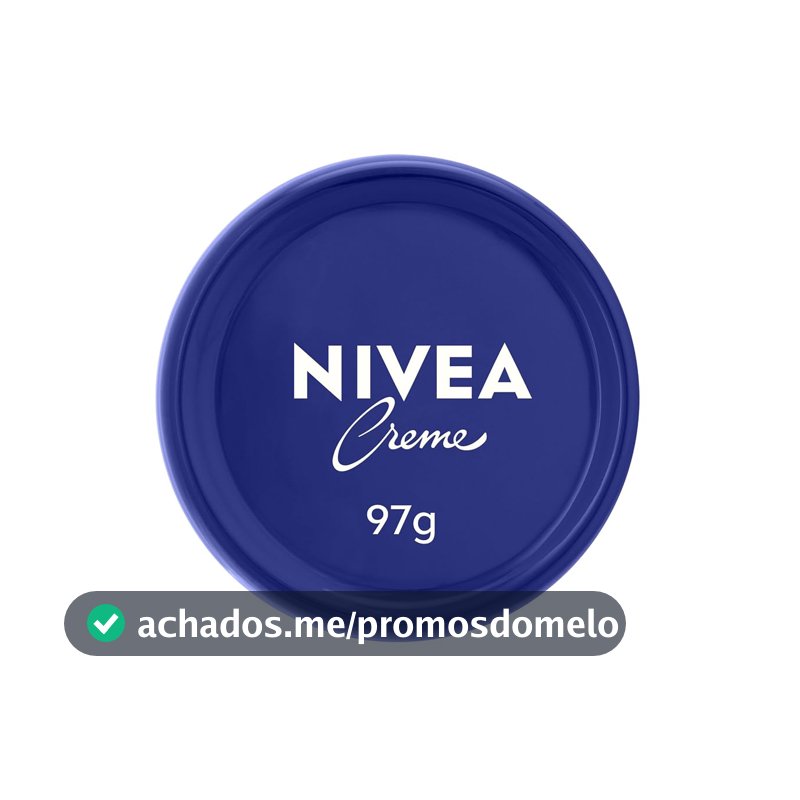 NIVEA Creme Hidratante Lata 97g, Hidratação Profunda 24h, Corporal, Uso Diário, Multibenefícios, Todas as Peles