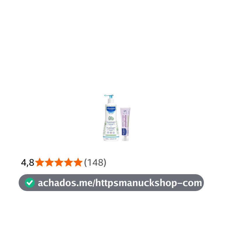 Mustela Combo Banho + Troca de Fralda - Gel Lavante Corpo e Cabelo 500ml + Creme Preventivo De Assaduras Vitaminado 1>2>3 108g