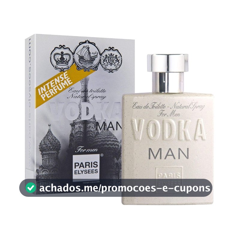 Perfume Importado Paris Elysees Eau De Toilette Masculino Vodka Man 100ml