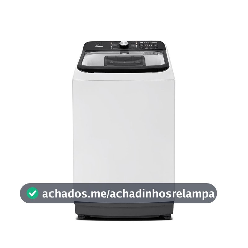 Lavadora de Roupas 13kg Branca Midea Wave Agitator 127V