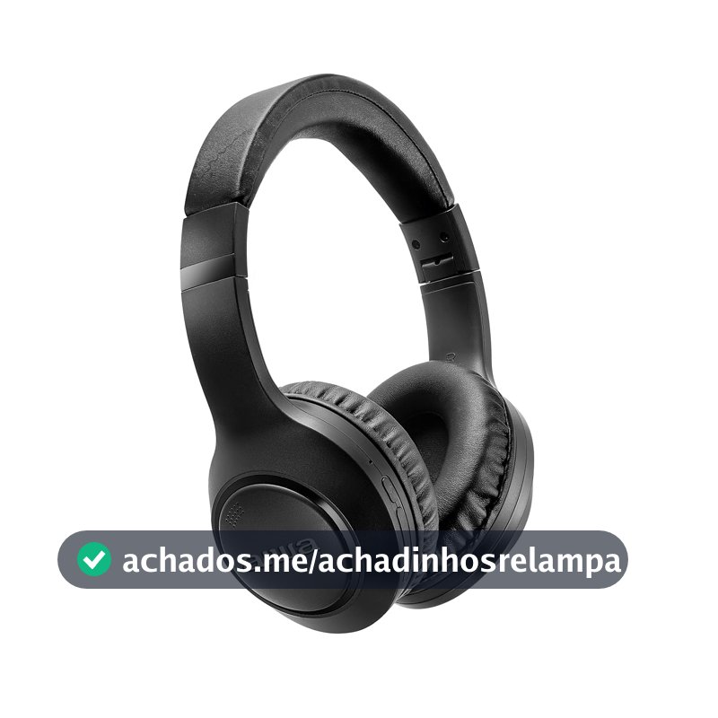 Fone de Ouvido Headphone Aiwa HP-04-B Bluetooth ANC ENC Modo Ambiente