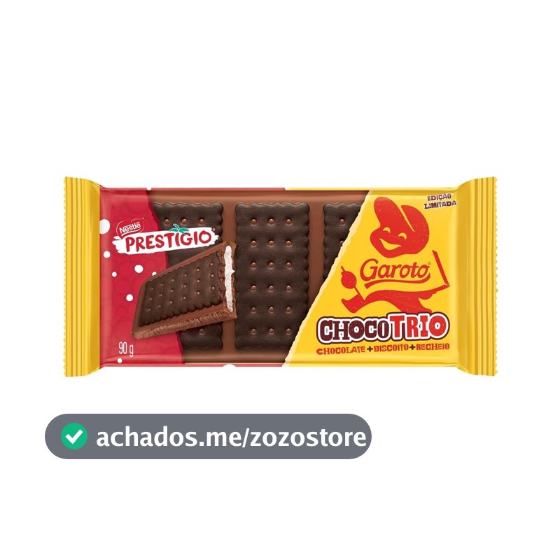 Chocolate ChocoTrio PRESTÍGIO Garoto 90g