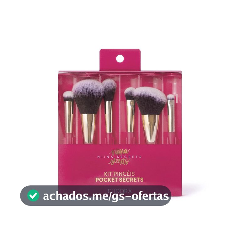 Eudora Niina Secrets Kit Minipincéis Pocket Secrets (6 itens)