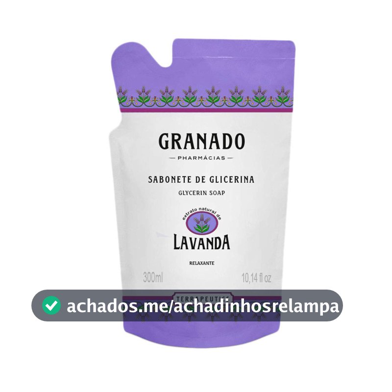 Granado Refil Sabonete Terrapeutics, Lavanda, 300ml