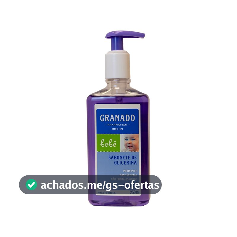 Granado Sabonete Líquido Bebê Glicerinado, Lavanda, 250ml