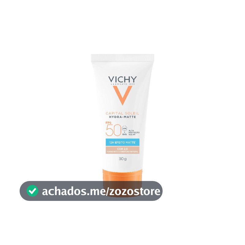 Vichy V Capital Soileil Hydra-Matte FPS50 - Protetor Solar Facial com Cor 30g