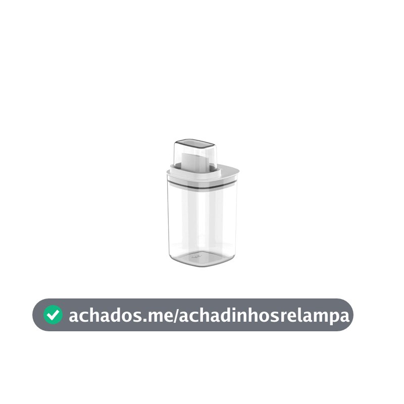 Ou Dispenser Quadrado 1L Branco Linha Flow