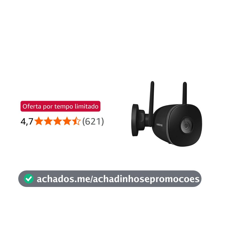 Câmera Inteligente Full HD iM5 SC Preta Intelbras
