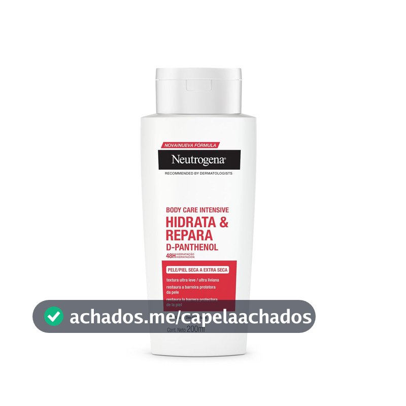 Hidratante Corporal Neutrogena Body Care Intensive Hidrata&Repara, 200ml