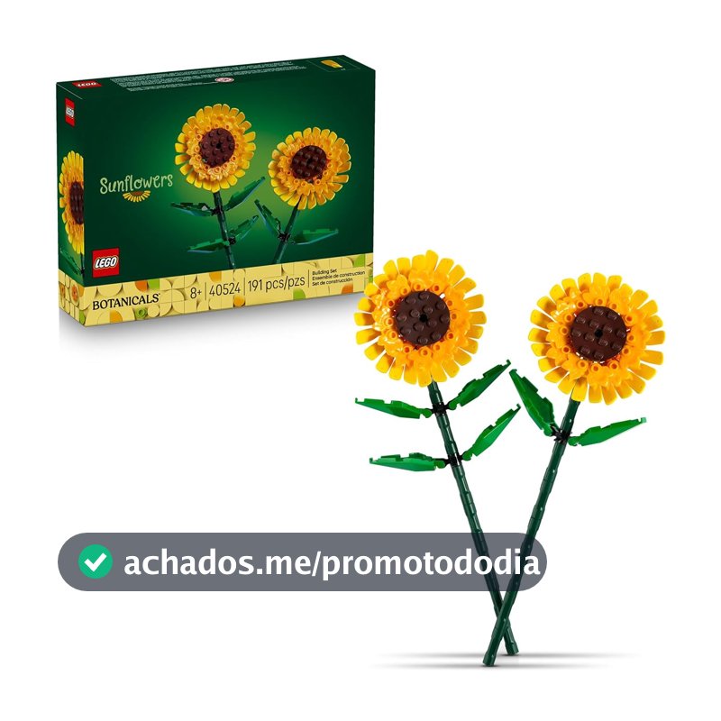 Kit LEGO Girassóis 40524 – Para Maiores de 8 anos (191 Peças)