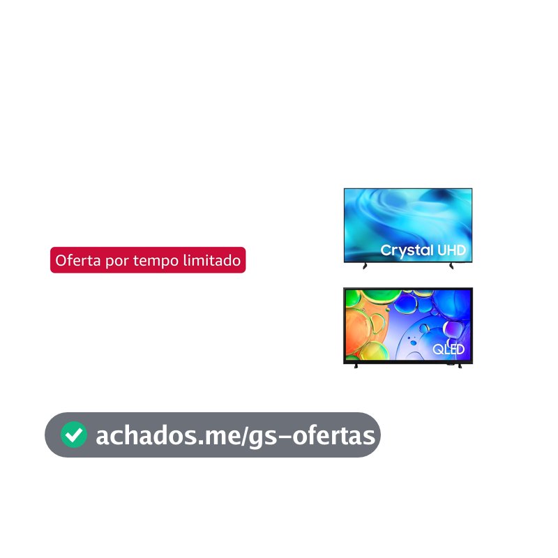 Samsung Combo Smart TV 58" Crystal UHD 4K U8000H + Samsung Smart TV 43" QLED Full HD