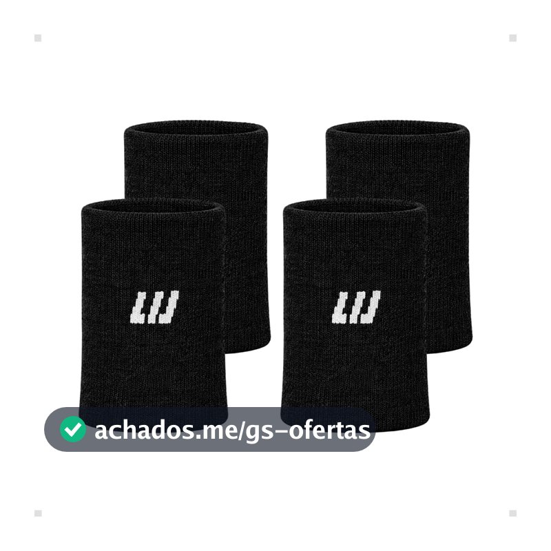 2 Pares Munhequeira Performance Pulse Tênis Crossfit Academia Unissex Seca Rápido Padel Beach Tennis