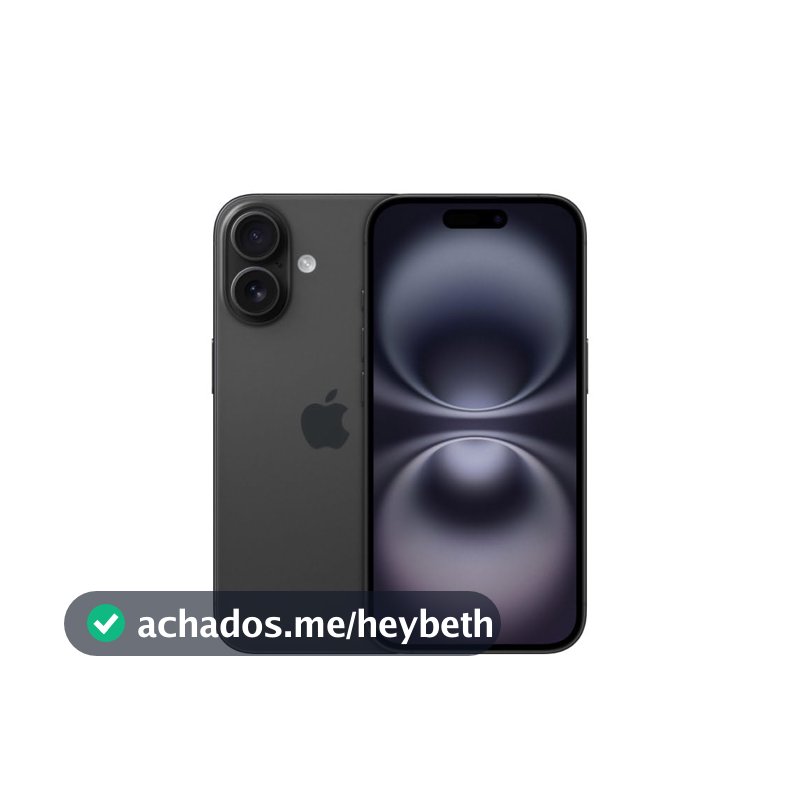 Apple iPhone 16 (128 GB) – Preto