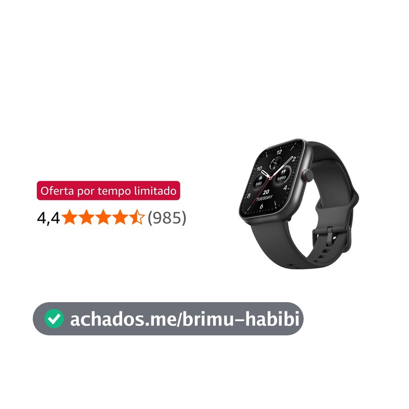 Bettdow SmartWatch, relogio smartwatch com 1.91" Ecrã tátil e AI, à prova d'água IP68, relogio feminino e masculino com 100+ Modos Esportivos Faz e Recebe Ligações(preto)