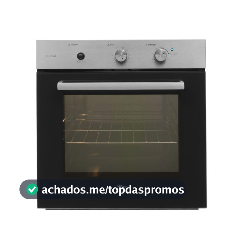 Fischer Forno a Gás Embutir Infinity 78L com Grill Inox 127V