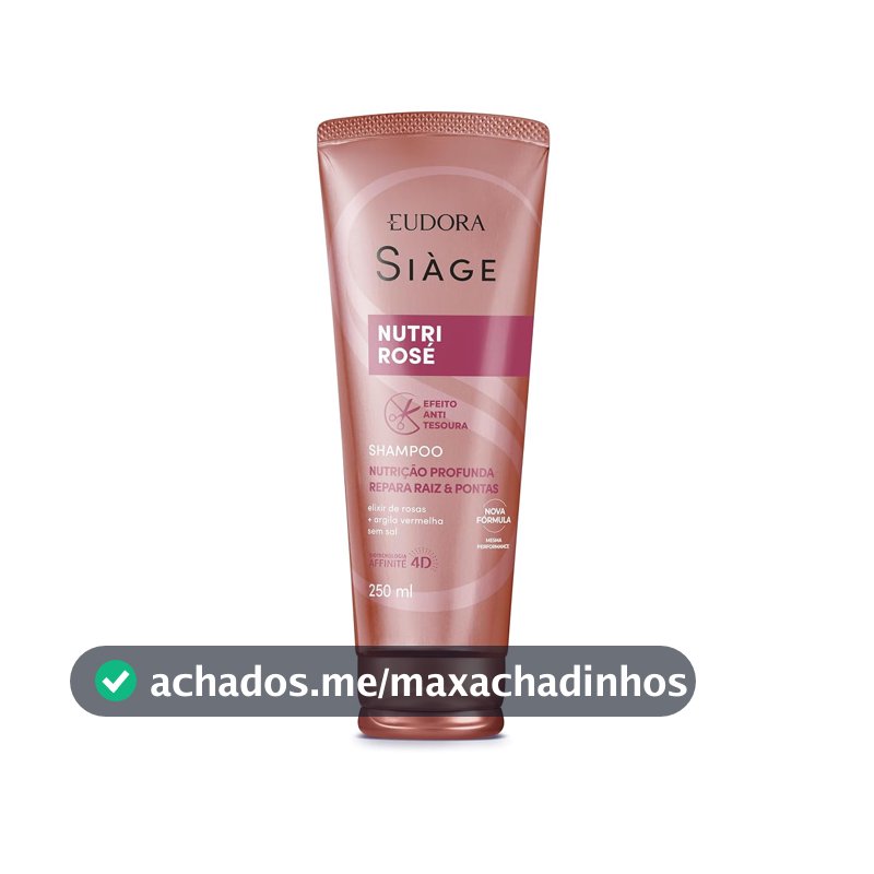 Eudora Siàge Shampoo Nutri Rose 250ml