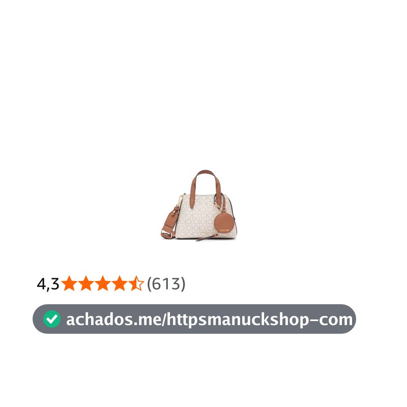 Calvin Klein Bolsa transversal Millie 2 em 1 com compartimento triplo