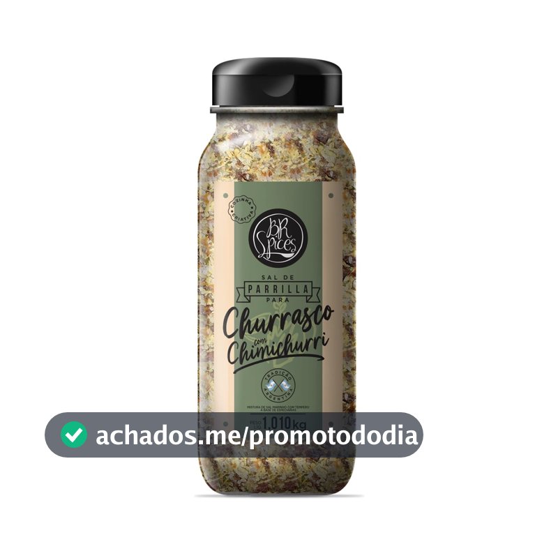 Sal de Parrilla com Chimichurri 1,010kg - BR Spices