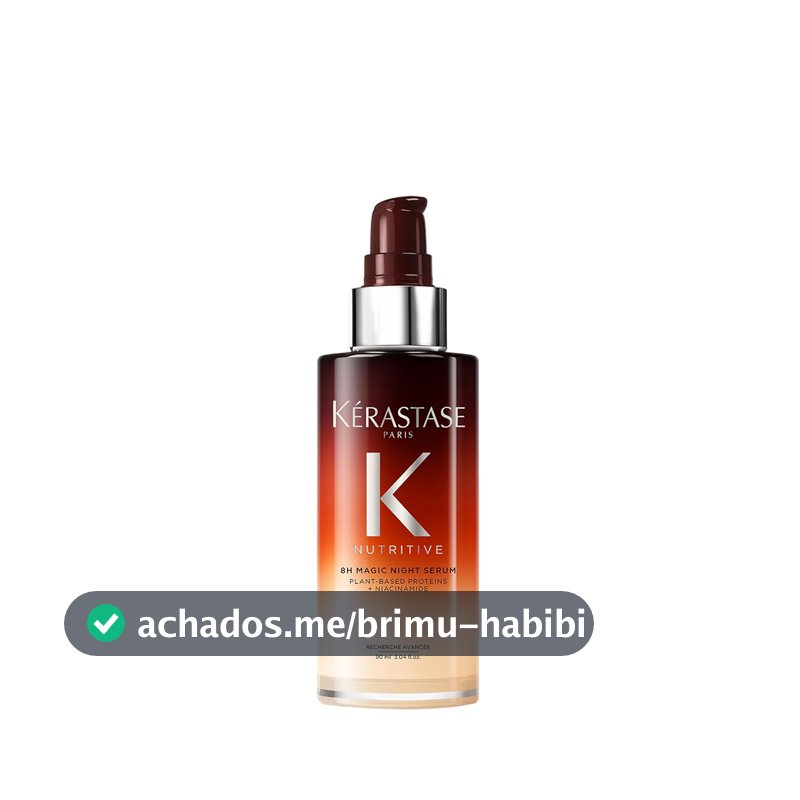 Kérastase Nutritive Sérum Capilar Noturno 8H Magic Night Para Cabelos Secos com Nutrição Profunda, Proteção Contra a Fricção do Travesseiro e Cabelos Mais Fortes 90ml