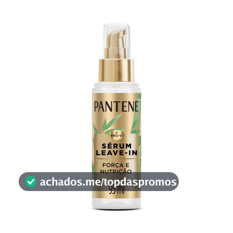 Pantene Sérum Leave-in Bambu Força Nutrição Controle de Frizz 95 ml