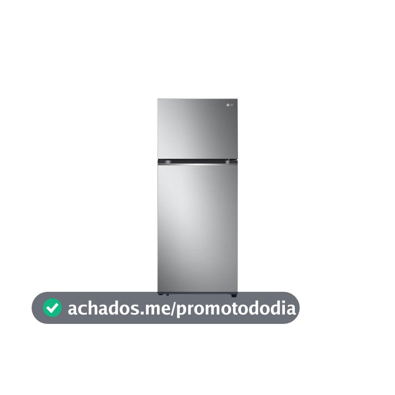Geladeira LG Duplex 395L Frost Free Inox Gaveta Fresh Zone Multi Air Flow Compressor Smart Inverter 2 Portas