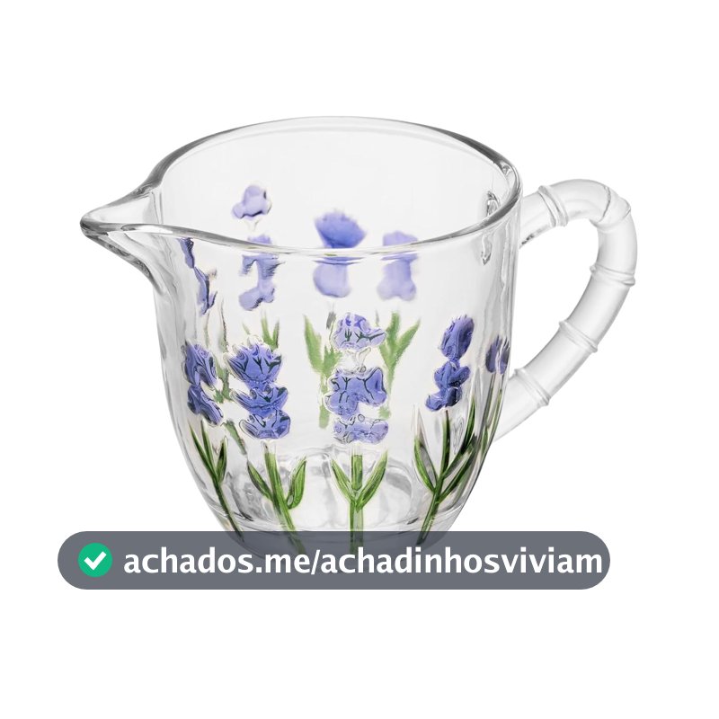 LYOR - Leiteira Lavanda Hand Painting 240ml Cristal