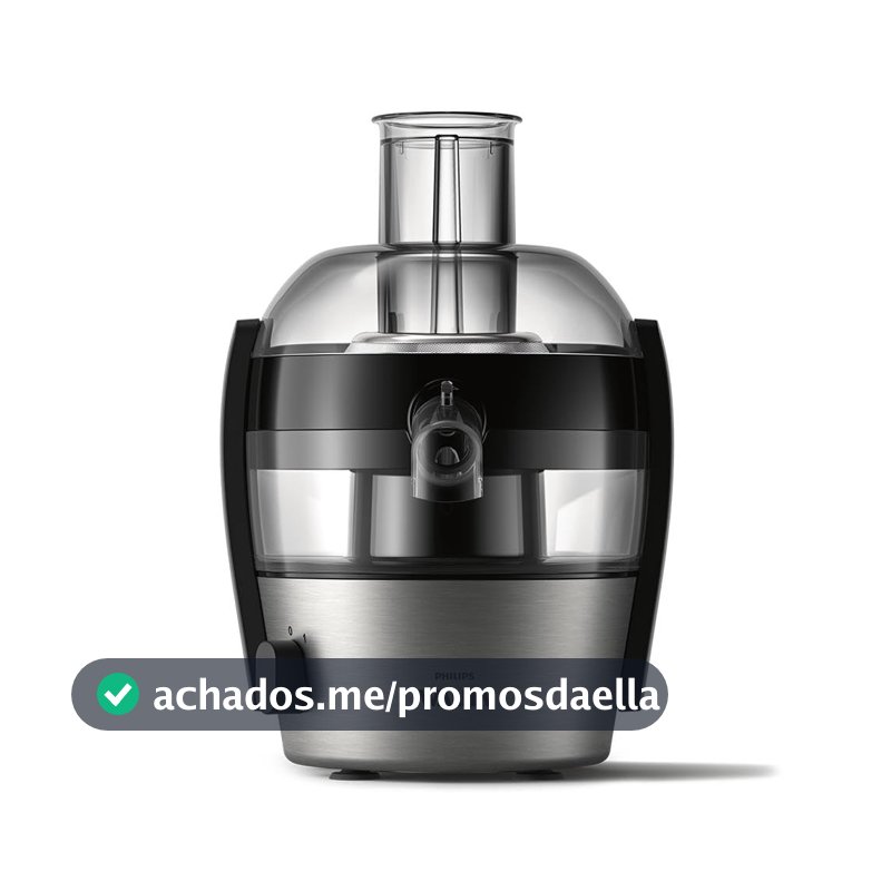 Centrífuga Viva Philips Walita Preta 500W, 2 anos de garantia, 110v - RI1836/01