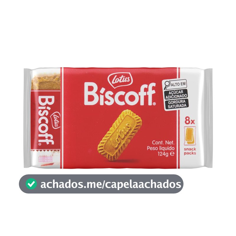 Lotus Biscoff Biscoito Doce Pacote 124G
