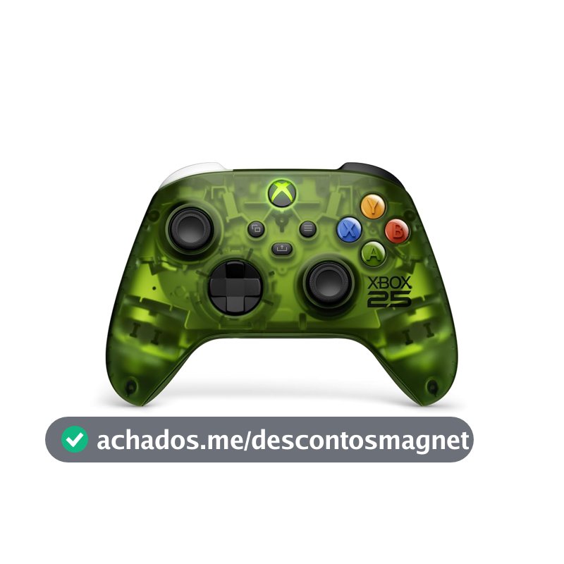 Controle sem fio XBOX - X25 Edição Especial de 25 anos - XBOX Series X/S, XBOX One, PCs, TVs, mobile