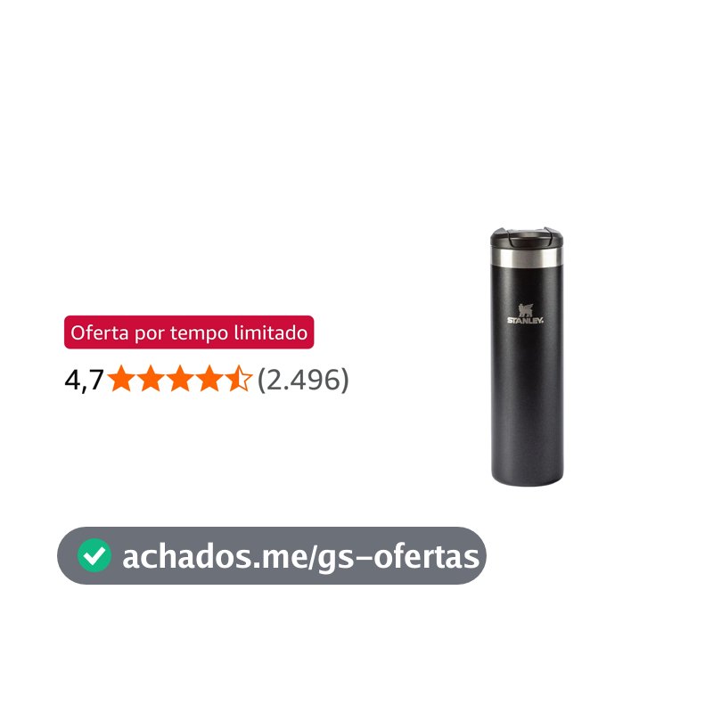 Stanley Garrafa Térmica Aerolight Transit Black 591ml