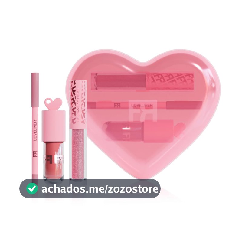 Kit de Gloss Labial e Lápis Labial Fran Love by Franciny Ehlke
