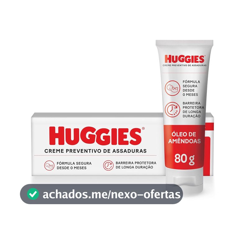 Creme Preventivo de Assaduras Huggies Pele Protegida 80g